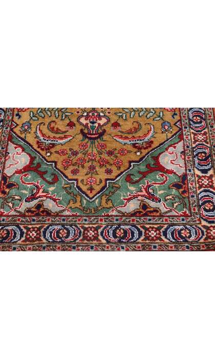 3 x 14 Vintage Persian Tabriz Runner 77661