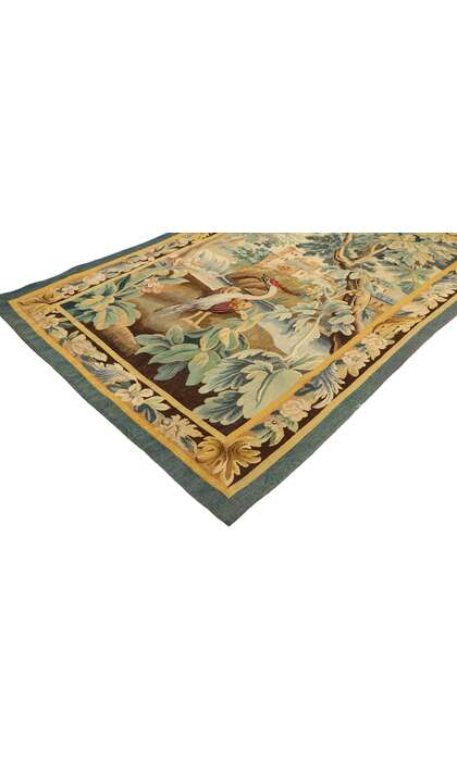 3 x 5 Antique French Verdure Tapestry 77764