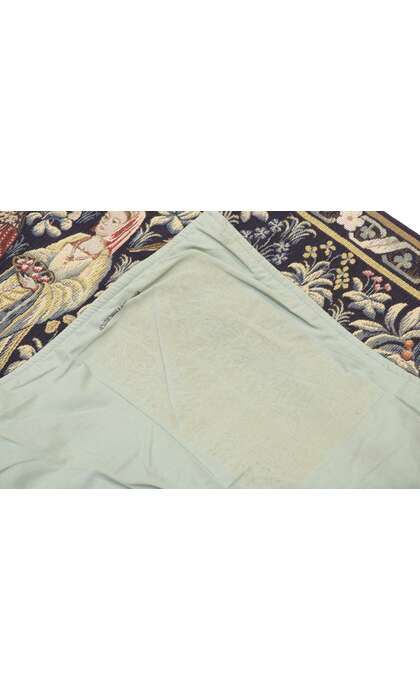 2 x 5 Vintage French Medieval Tapestry 77769