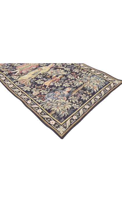 2 x 5 Vintage French Medieval Tapestry 77769