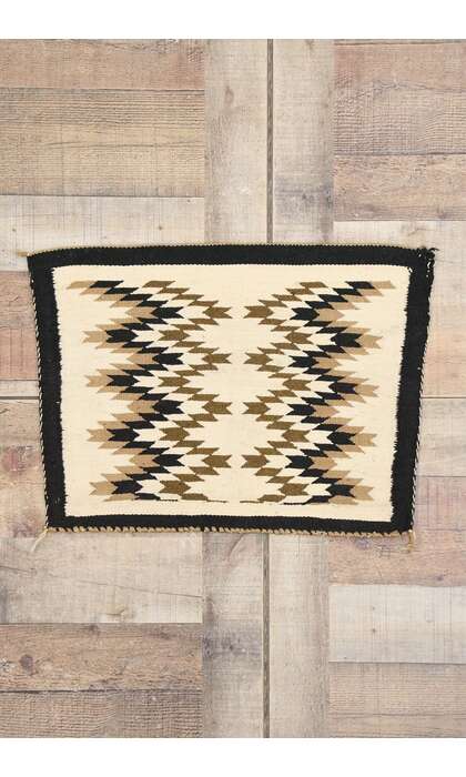 2 x 2 Antique Navajo Eye Dazzler Rug 77780
