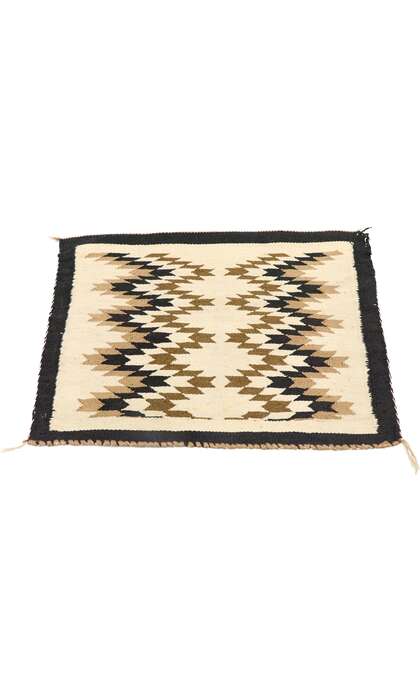 2 x 2 Antique Navajo Eye Dazzler Rug 77780