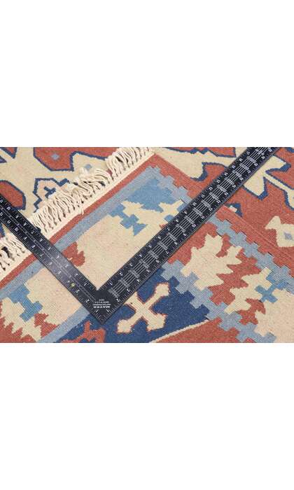 4 x 6 Vintage Persian Shiraz Kilim Rug 77800
