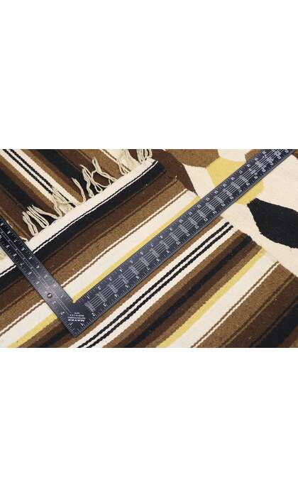 4 x 7 Vintage Mexican Zapotec Kilim Rug 77802