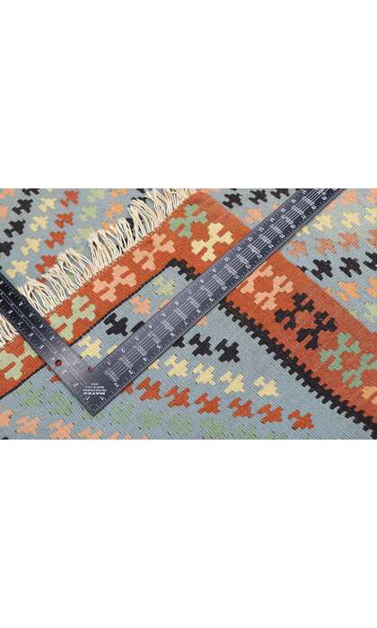 3 x 7 Vintage Persian Shiraz Kilim Rug 77808