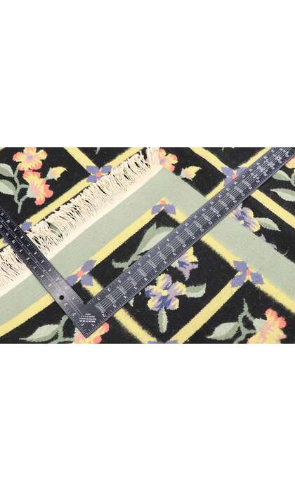 4 x 6 Vintage Floral Kilim Rug 77809