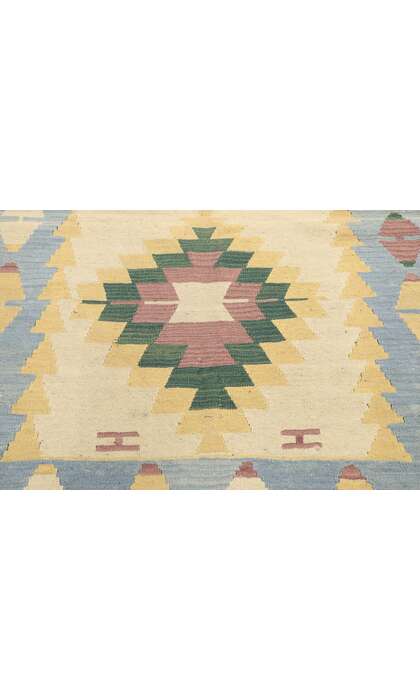 4 x 6 Vintage Persian Shiraz Kilim Rug 77810