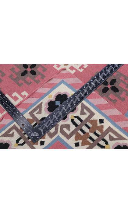 4 x 6 Vintage Romanian Kilim Rug 77811