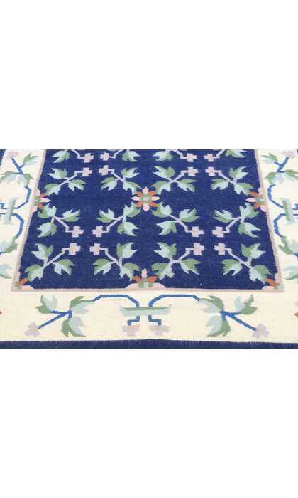 4 x 6 Vintage Floral Kilim Rug 77815