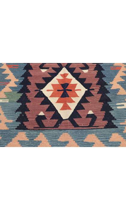 4 x 5 Vintage Persian Shiraz Kilim Rug 77819