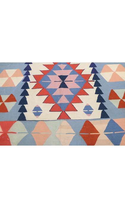 4 x 6 Vintage Persian Shiraz Kilim Rug 77822