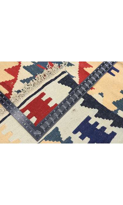 4 x 5 Vintage Persian Shiraz Kilim Rug 77826