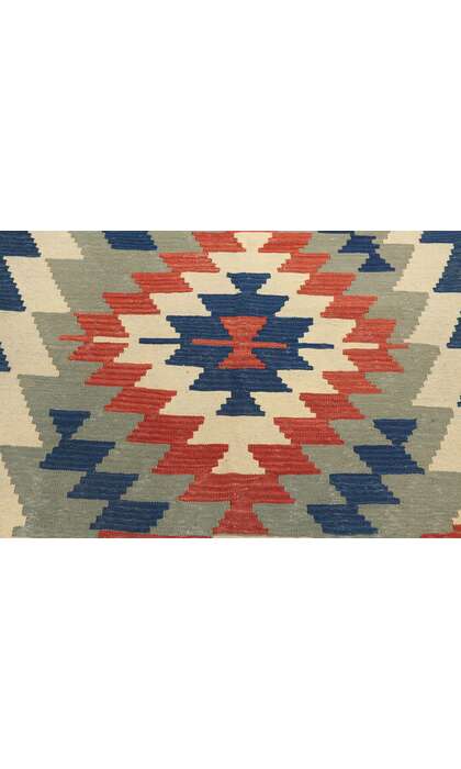 4 x 6 Vintage Persian Shiraz Kilim Rug 77830