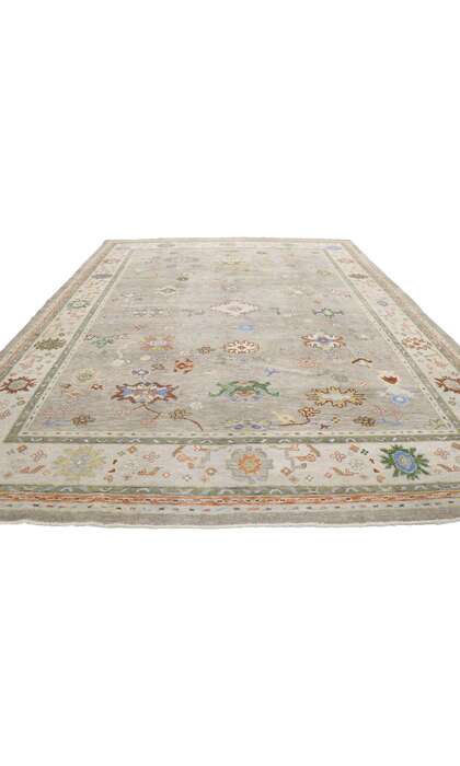 9 x 12 Colorful Oushak Rug 52238