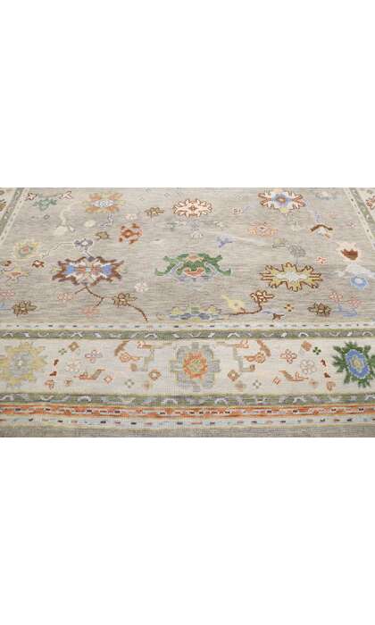 9 x 12 Colorful Oushak Rug 52238