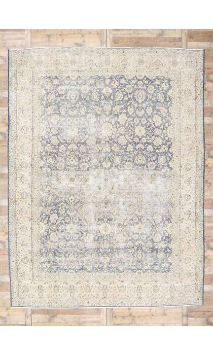 10 x 14 Antique Persian Kerman Rug 60896
