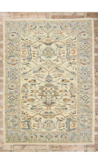 10 x 14 Contemporary Turkish Sultanabad Rug 60898