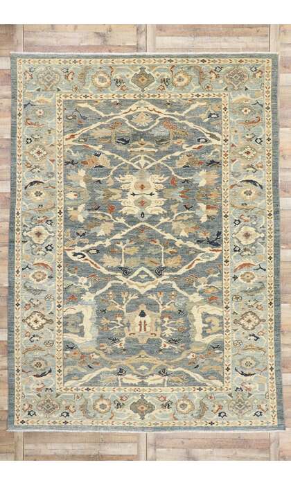 9 x 12 New Contemporary Persian Sultanabad Rug 60912