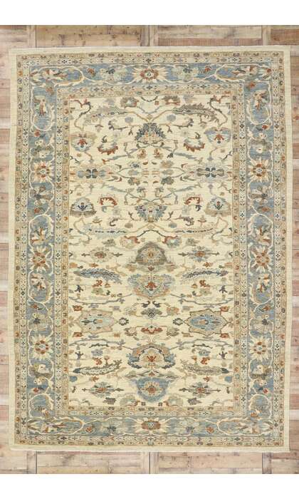 10 x 14 Contemporary Turkish Sultanabad Rug 60915