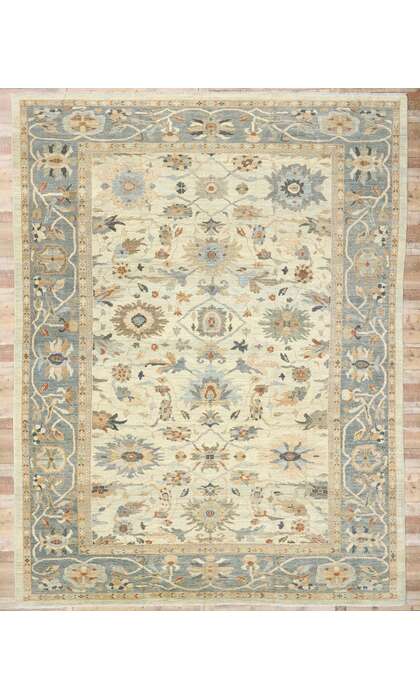 12 x 16 Contemporary Turkish Sultanabad Rug 60920