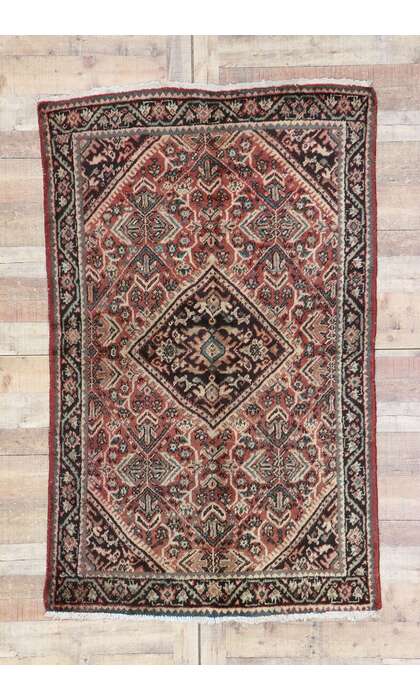 4 x 6 Vintage Persian Mahal Rug 77688