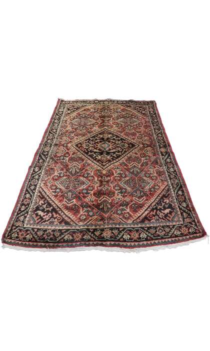 4 x 6 Vintage Persian Mahal Rug 77688