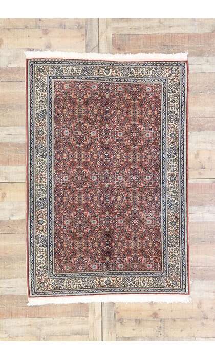 4 x 6 Antique Turkish Sivas Rug 77689