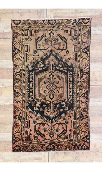 4 x 7 Vintage Persian Hamadan Rug 77711