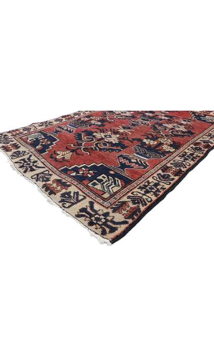 4 x 6 Antique Persian Bakhtiari Rug 77715