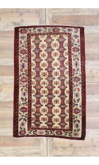 4 x 6 Antique Turkaman Rug 77717