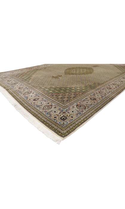 7 x 10 Vintage Persian Mahi Tabriz Rug 77792