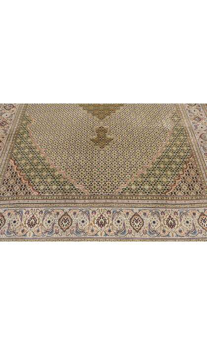 7 x 10 Vintage Persian Mahi Tabriz Rug 77792