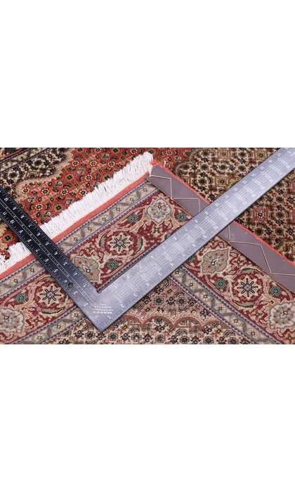 3 x 5 Vintage Persian Mahi Tabriz Rug 77794