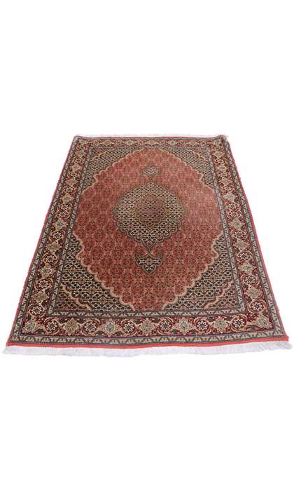 3 x 5 Vintage Persian Mahi Tabriz Rug 77794