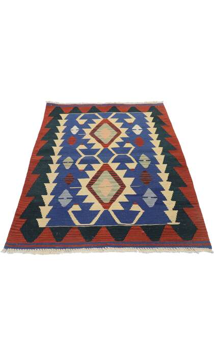 3 x 4 Vintage Persian Shiraz Kilim Rug 77841