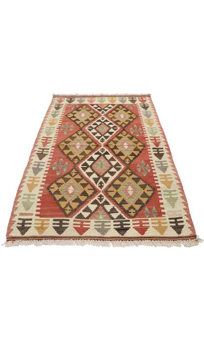 3 x 5 Vintage Persian Shiraz Kilim Rug 77847