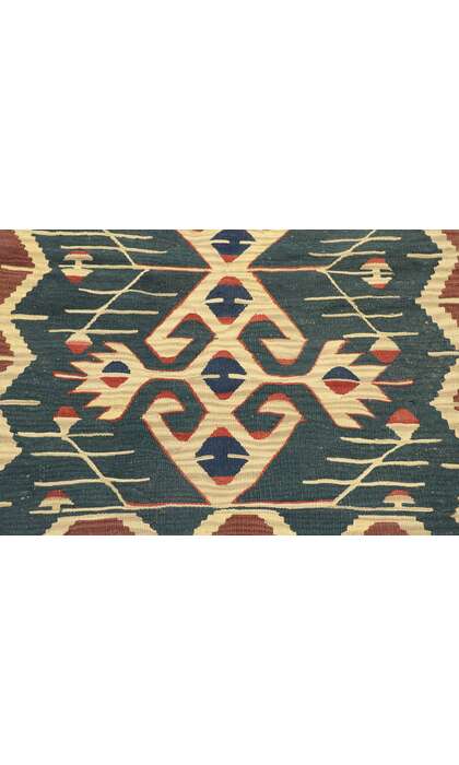 3 x 4 Vintage Persian Shiraz Kilim Rug 77851