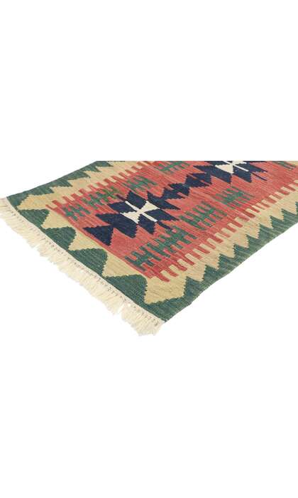 2 x 3 Vintage Persian Shiraz Kilim Rug 77878