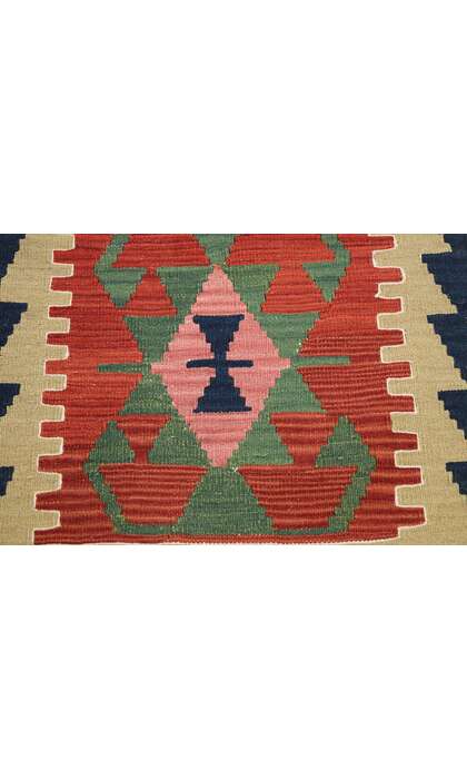 2 x 3 Vintage Persian Shiraz Kilim Rug 77880