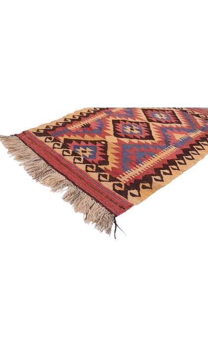 2 x 3 Vintage Afghan Maimana Kilim Rug 77882