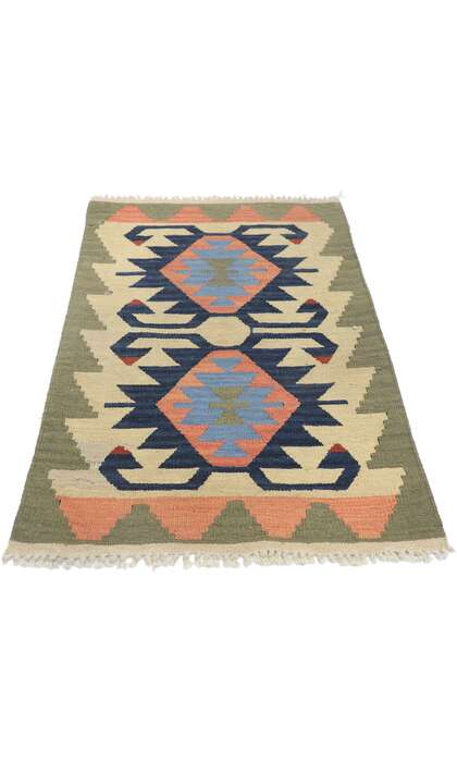 2 x 3 Vintage Persian Shiraz Kilim Rug 77905