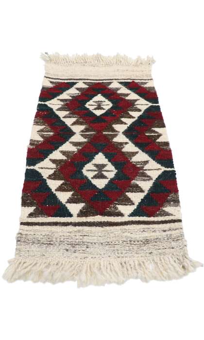 2 x 3 Vintage Persian Shiraz Kilim Rug 77908