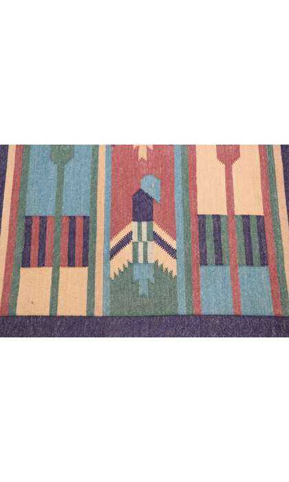 2 x 3 Vintage Indian Dhurrie Rug 77913