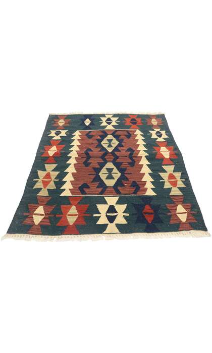 3 x 4 Vintage Persian Shiraz Kilim Rug 77914