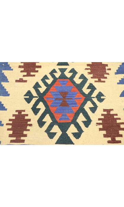 2 x 4 Vintage Persian Shiraz Kilim Rug 77915