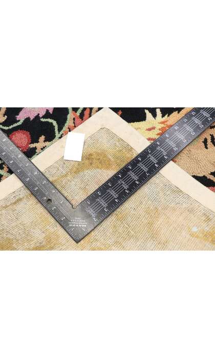 3 x 4 Vintage Rooster Hooked Rug 77917