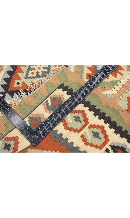 7 x 10 Vintage Persian Shiraz Kilim Rug 77919