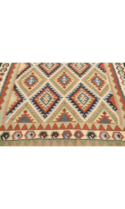 7 x 10 Vintage Persian Shiraz Kilim Rug 77919