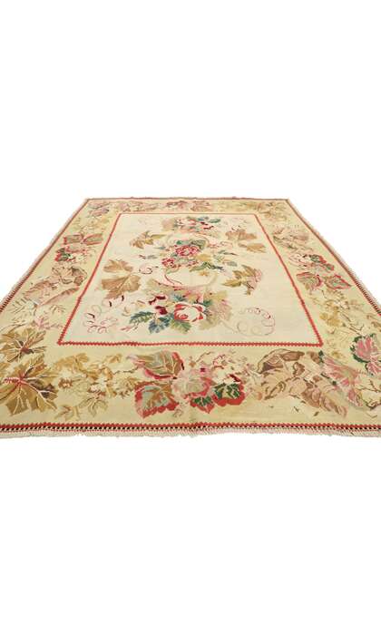 8 x 10 Antique Portuguese Arraiolos Rug 77921