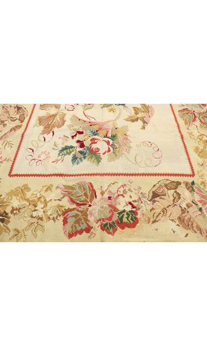 8 x 10 Antique Portuguese Arraiolos Rug 77921